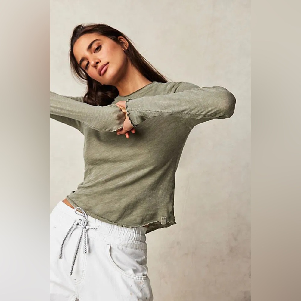Free People Be My Baby Long Sleeve - Picture 2 of 6